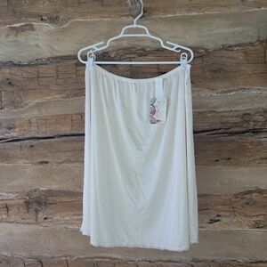 Shadowline Vintage Satin Lustre Cream Nylon Half Slip Size 3X